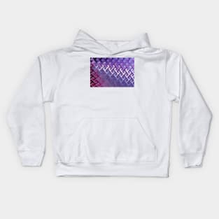 Purple Abstract Texture Kids Hoodie